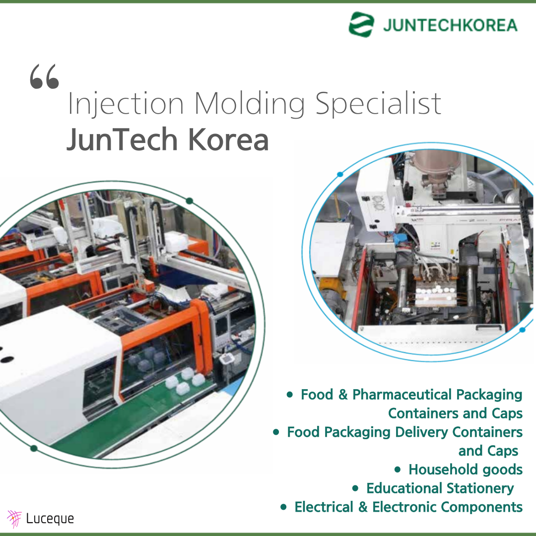 Korean Injection Machine JunTech Korea - Custom Injection Molding for Reliable Performance - 루시케코리아